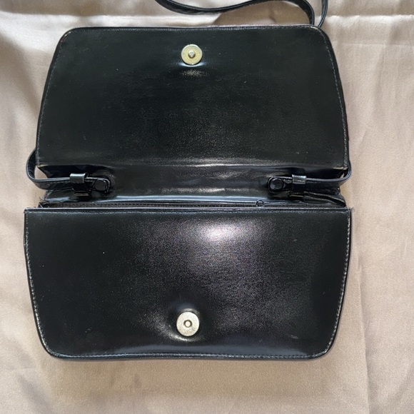 Vintage Snakeskin and Leather Clutch Crossbody Shoulder Bag Red and Black - Picture 4 of 11